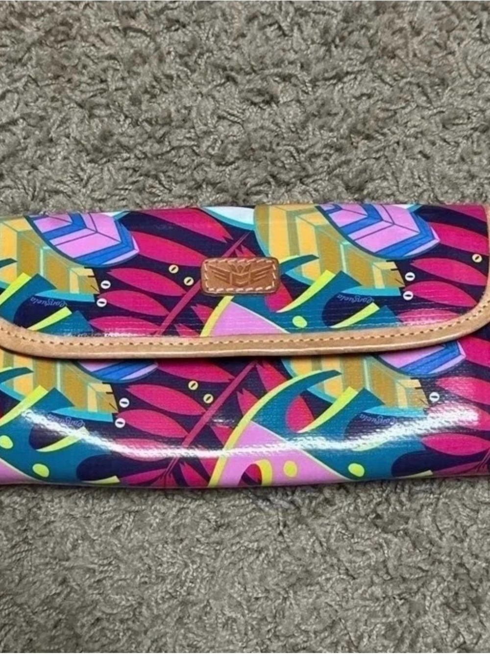 Consuela maya Pattern stepped away Clutch / Wallet - Multicolor